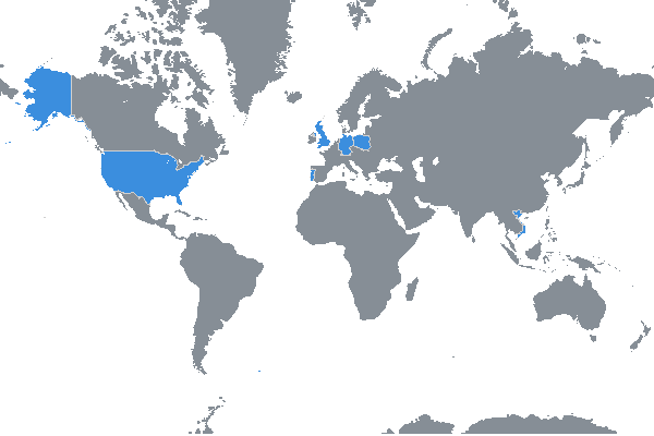 How many countries I have been to. Vietnam, Portugal, Germany, Poland, Great Britain, USA